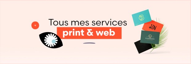 Bouton call-to-action “tous mes services print & web”