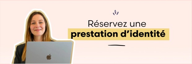 Bouton call-to-action “réservez une prestation d’identité visuelle”
