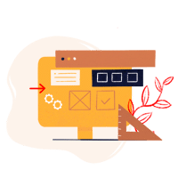 pictogramme ordinateur et outils de travail