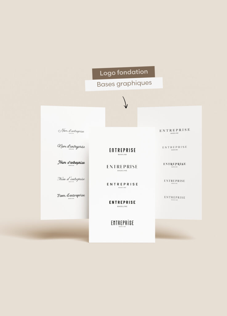 Déclinaisons de logo sur supports print